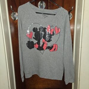 Gray Kids Shirt with Sequin Design